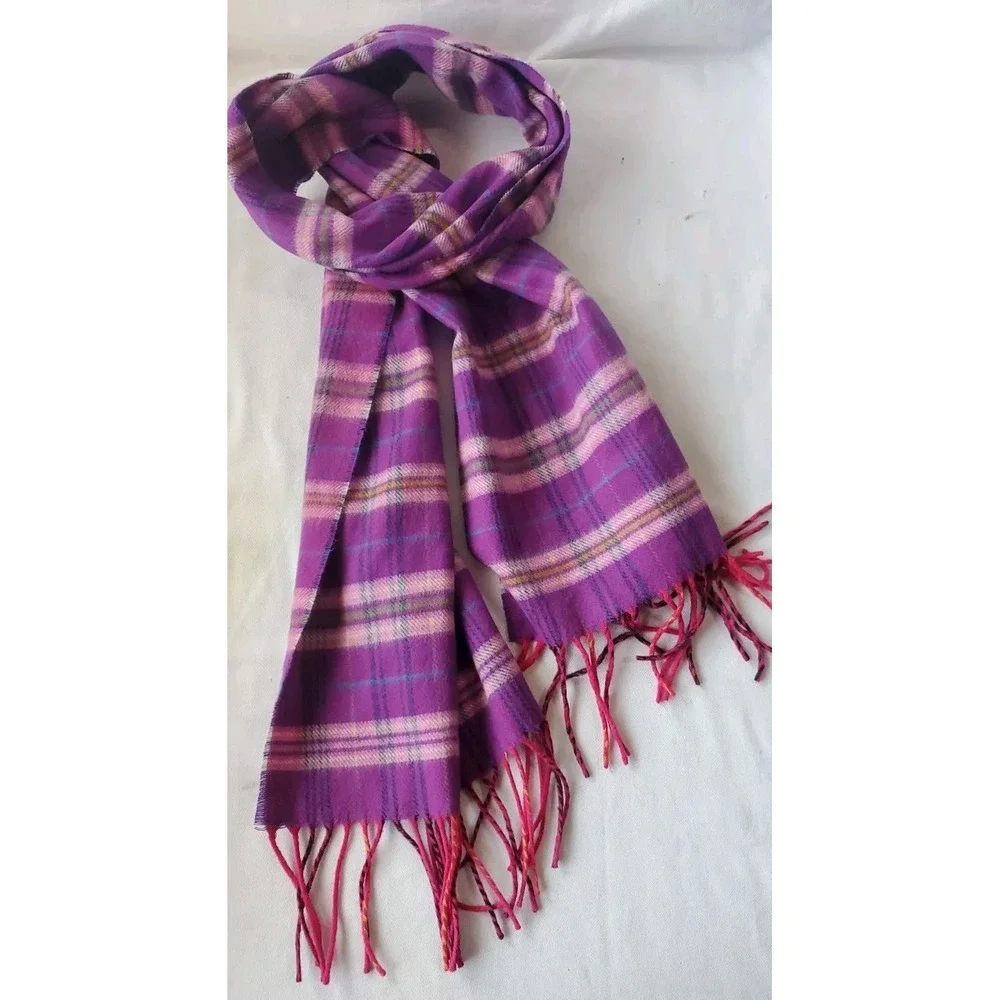 cashmink by v fraas scarf.‎  Made in Germany Purple & Pink